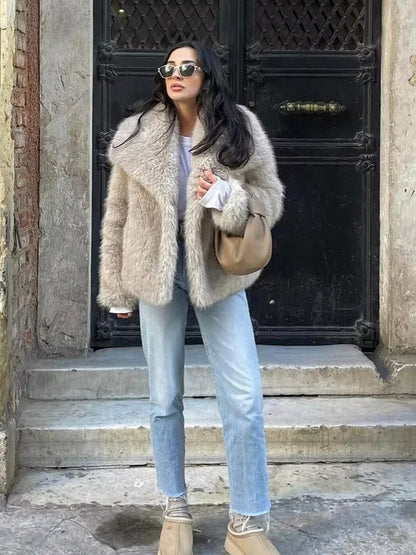 Faux Fur Winter Coat