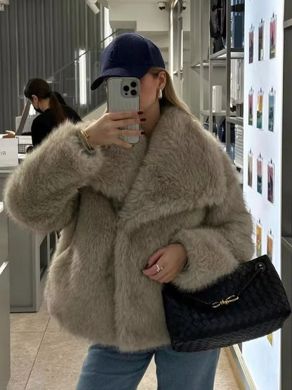 Faux Fur Winter Coat