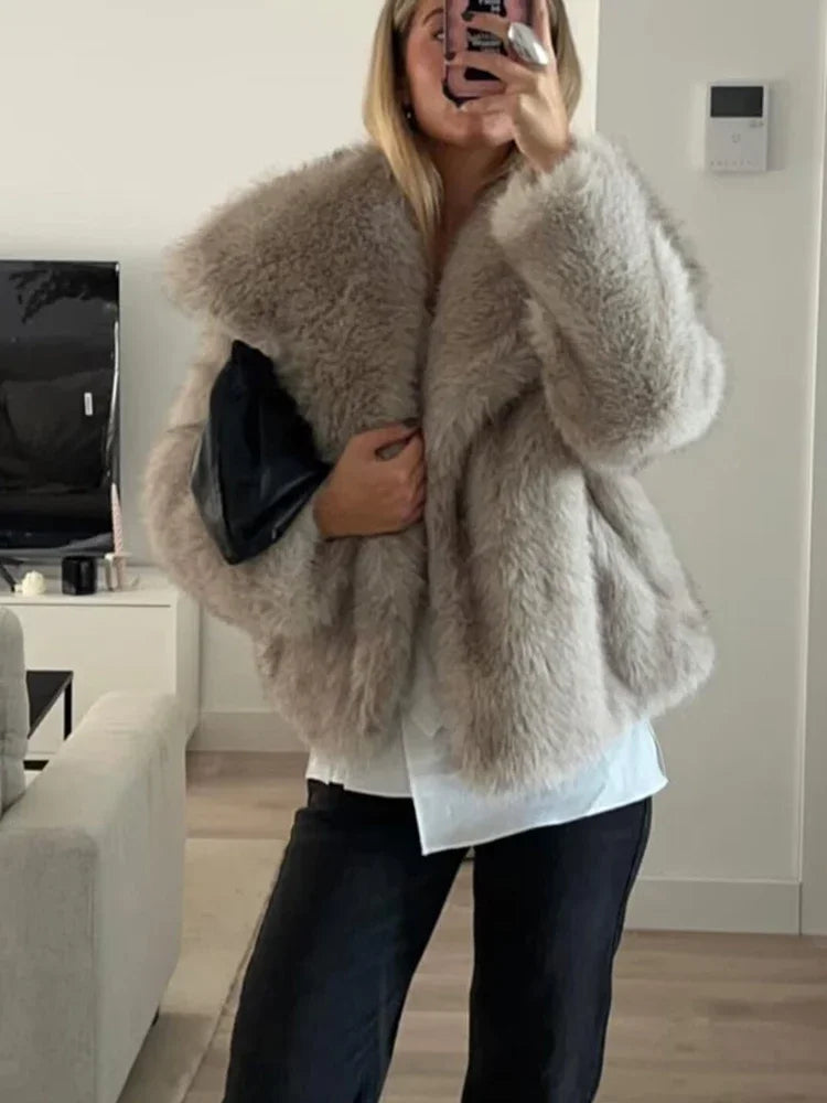 Faux Fur Winter Coat