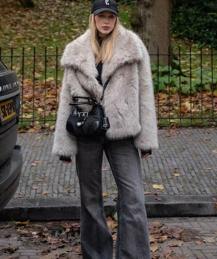 Faux Fur Winter Coat