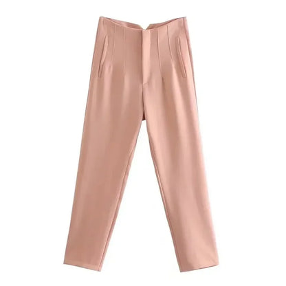 Women's High Waisted Trousers