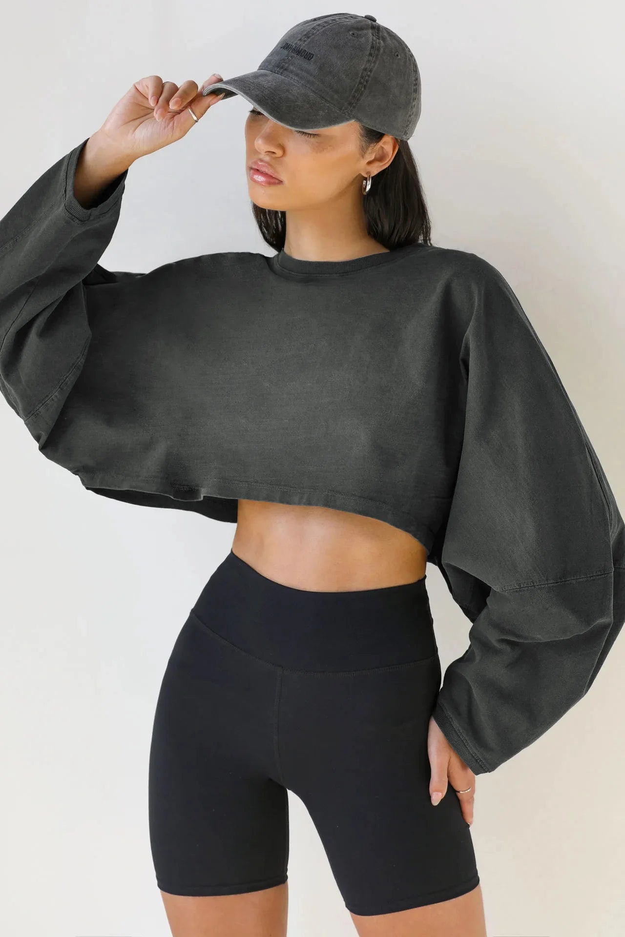 Cropped Oversized Long sleeve