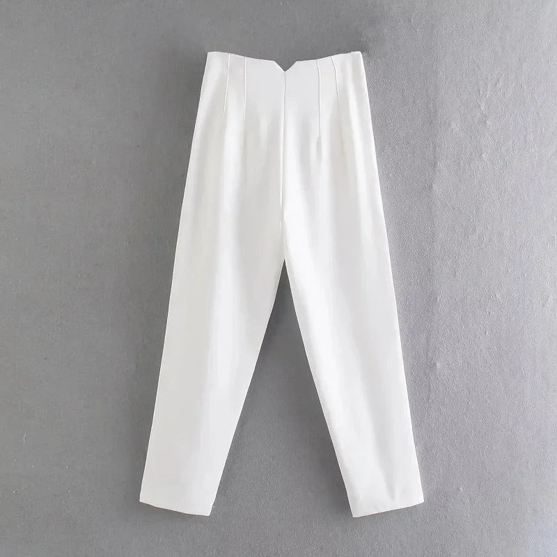 Women's High Waisted Trousers