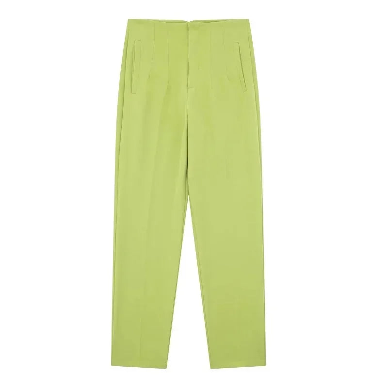 Women's High Waisted Trousers