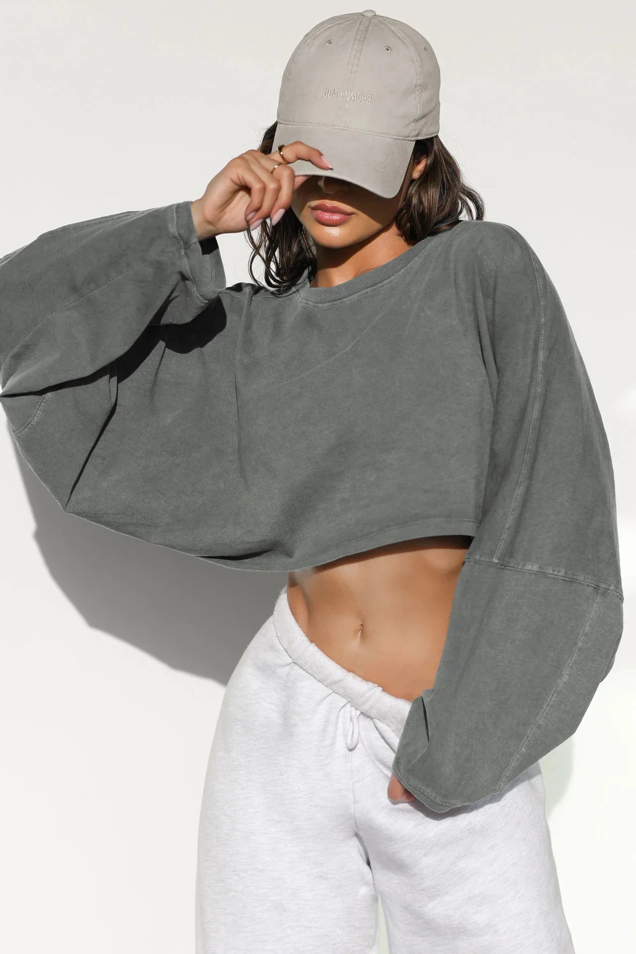 Cropped Oversized Long sleeve