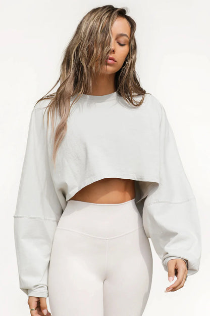 Cropped Oversized Long sleeve