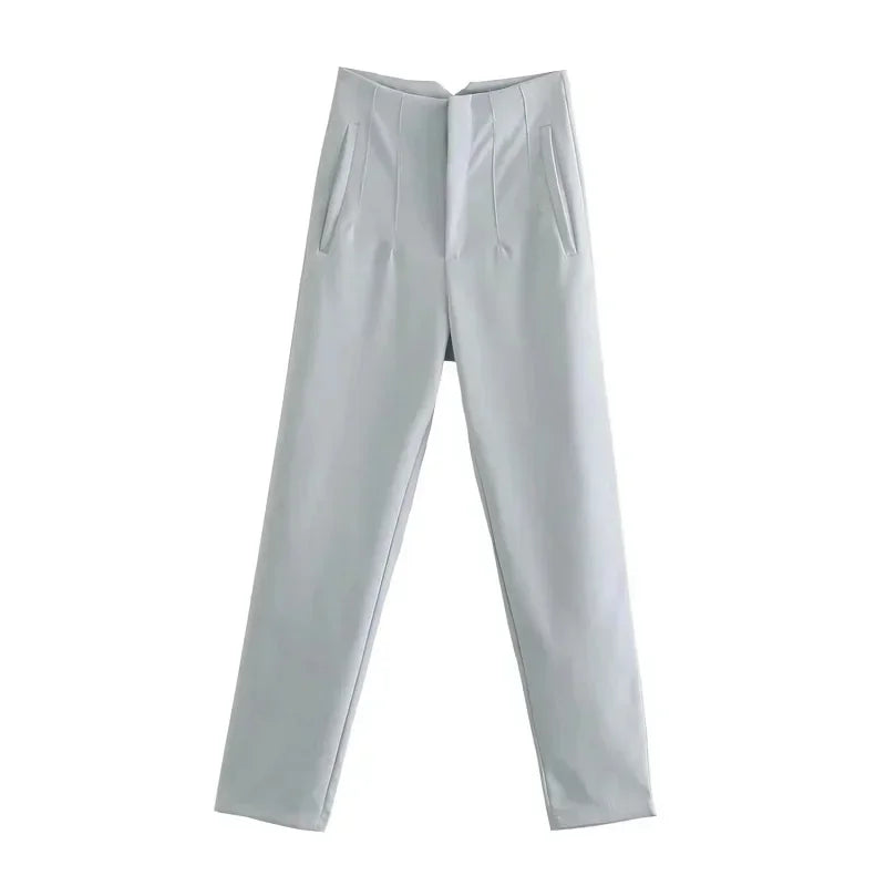 Women's High Waisted Trousers