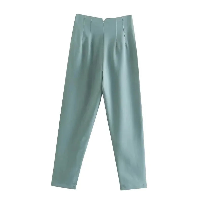 Women's High Waisted Trousers