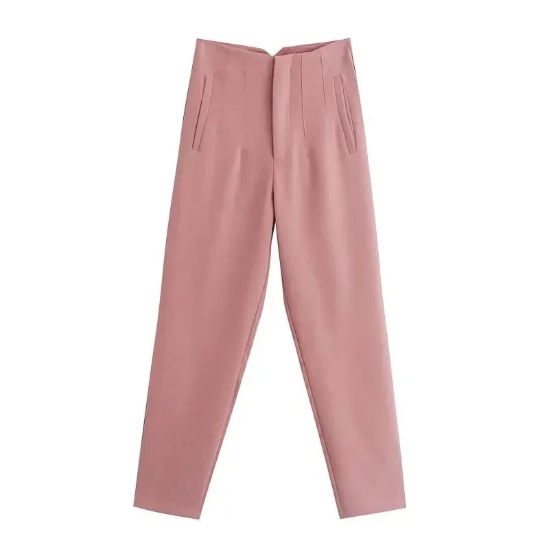 Women's High Waisted Trousers