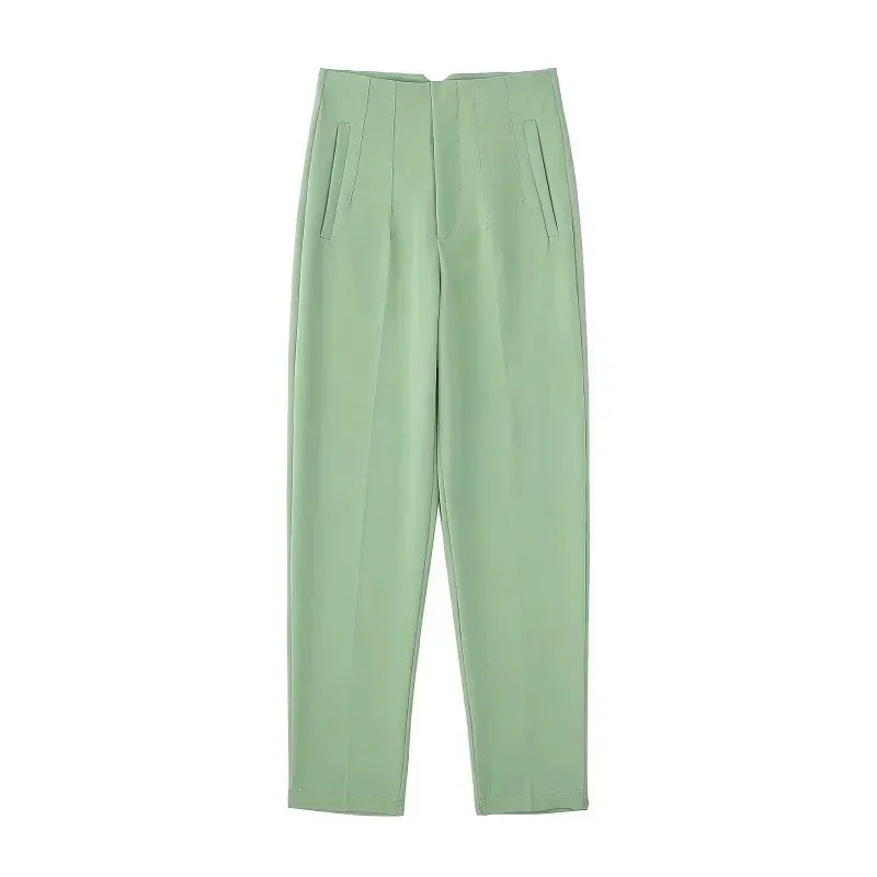 Women's High Waisted Trousers